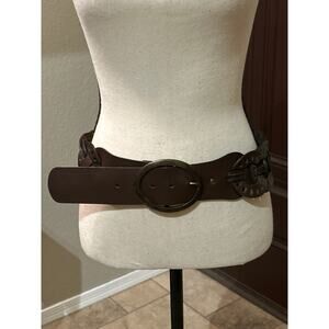 Y2K Old Navy WIDE Decorative Leather Belt